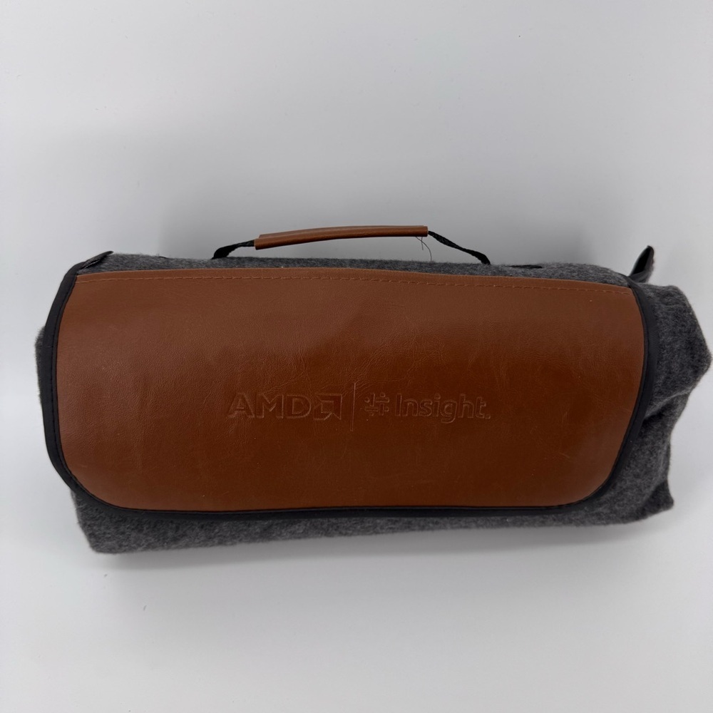 Insight Gray and Brown Blanket Luxurious Bedding